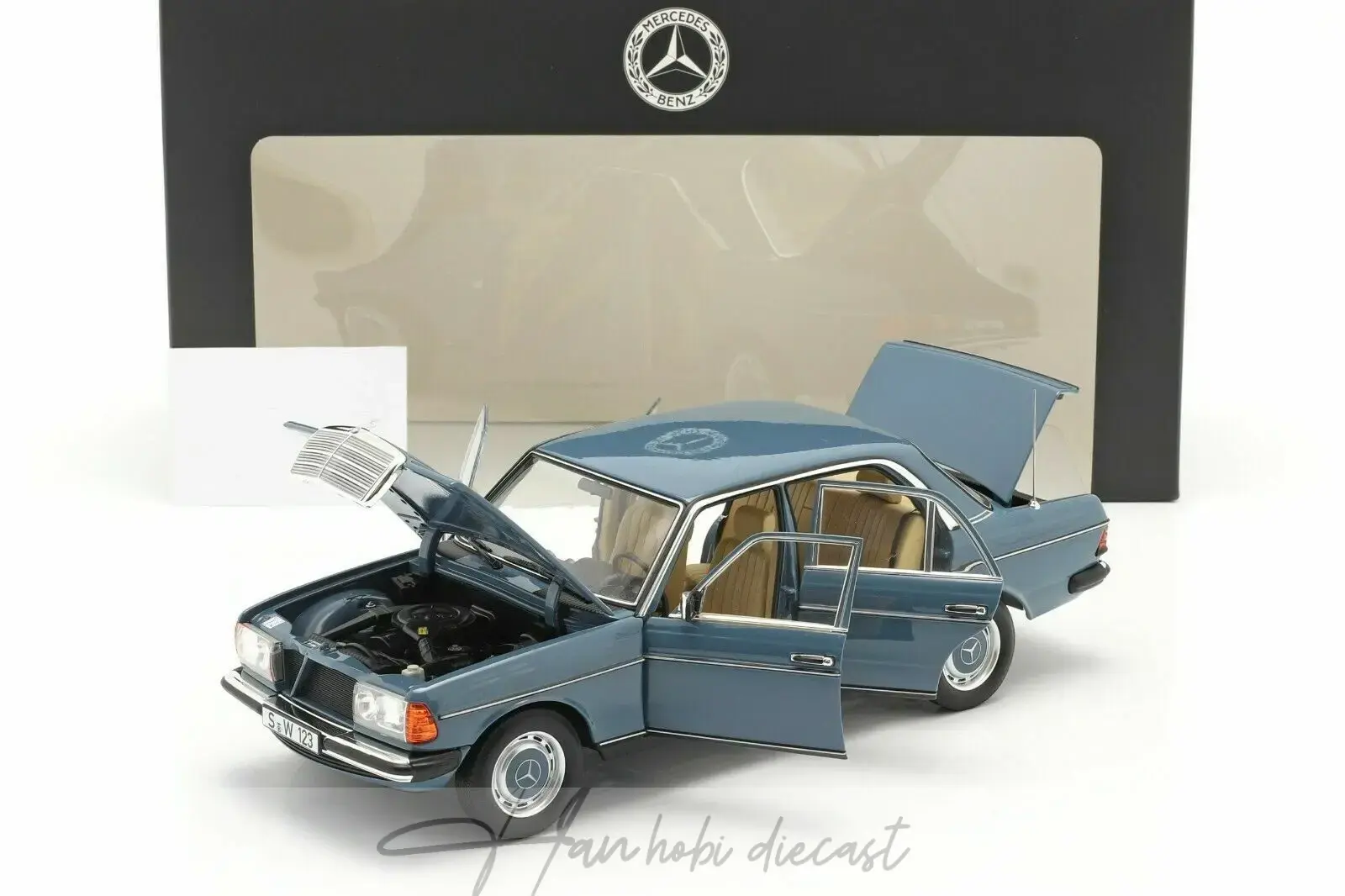 Mercedes Benz W123 E kasa Norev 1:18