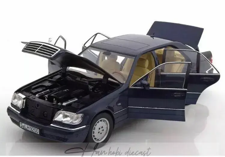 Mercedes Benz S500 W140 Blue Norev 1:18 Diecast
