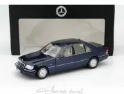 Mercedes Benz S500 W140 Blue Norev 1:18 Diecast