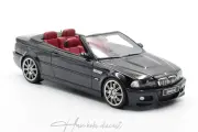 BMW E46 M3 Cabrio black Otto 2004 1:18 Resine