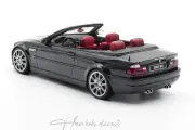 BMW E46 M3 Cabrio black Otto 2004 1:18 Resine