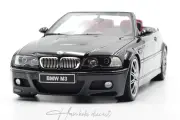 BMW E46 M3 Cabrio black Otto 2004 1:18 Resine