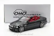 BMW E46 M3 Cabrio black Otto 2004 1:18 Resine