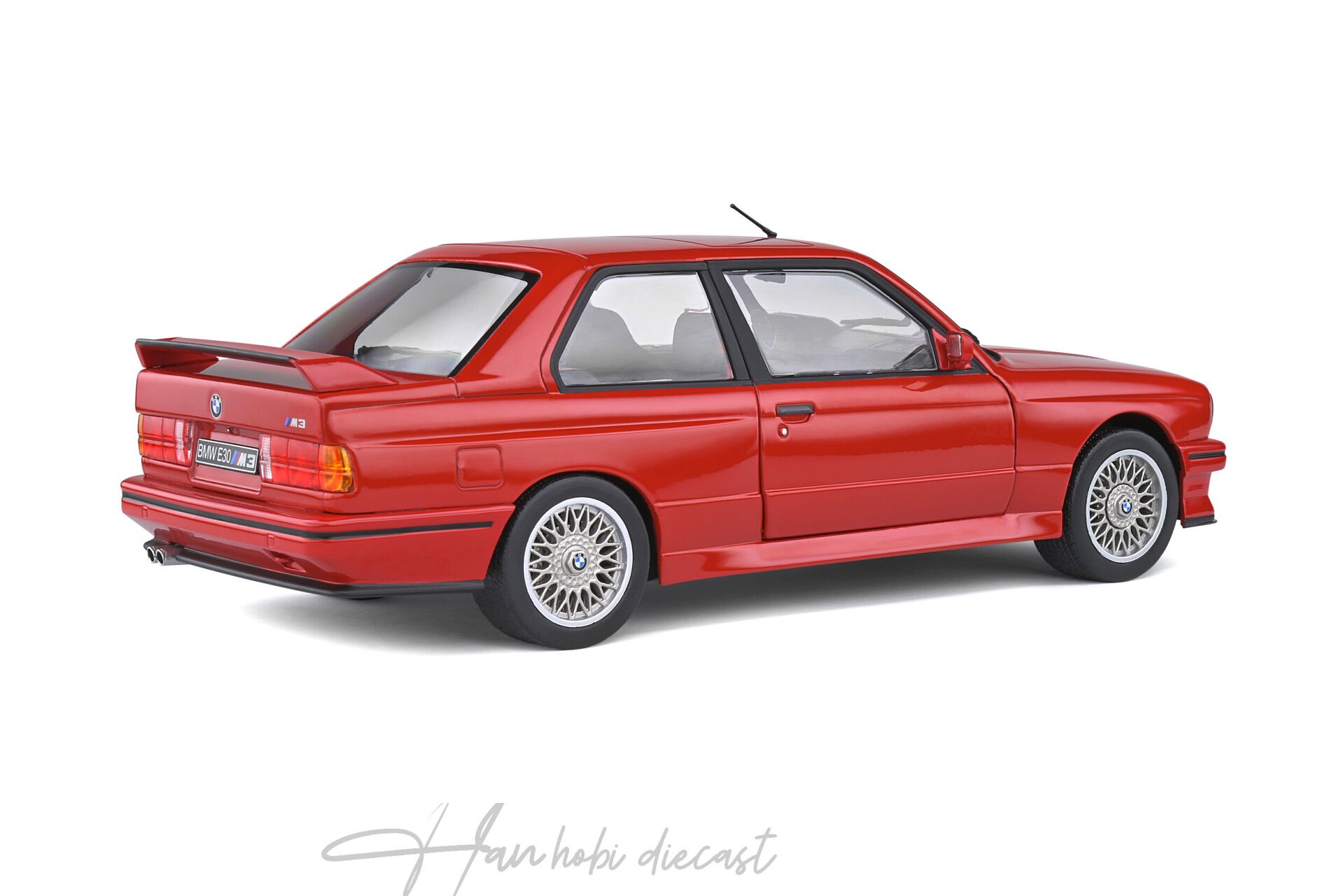 BMW E30 M3 Red 1986 Solido 1:18 Diecast