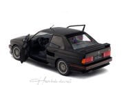 BMW E30 M3 Black 1986 Solido 1:18 Diecast