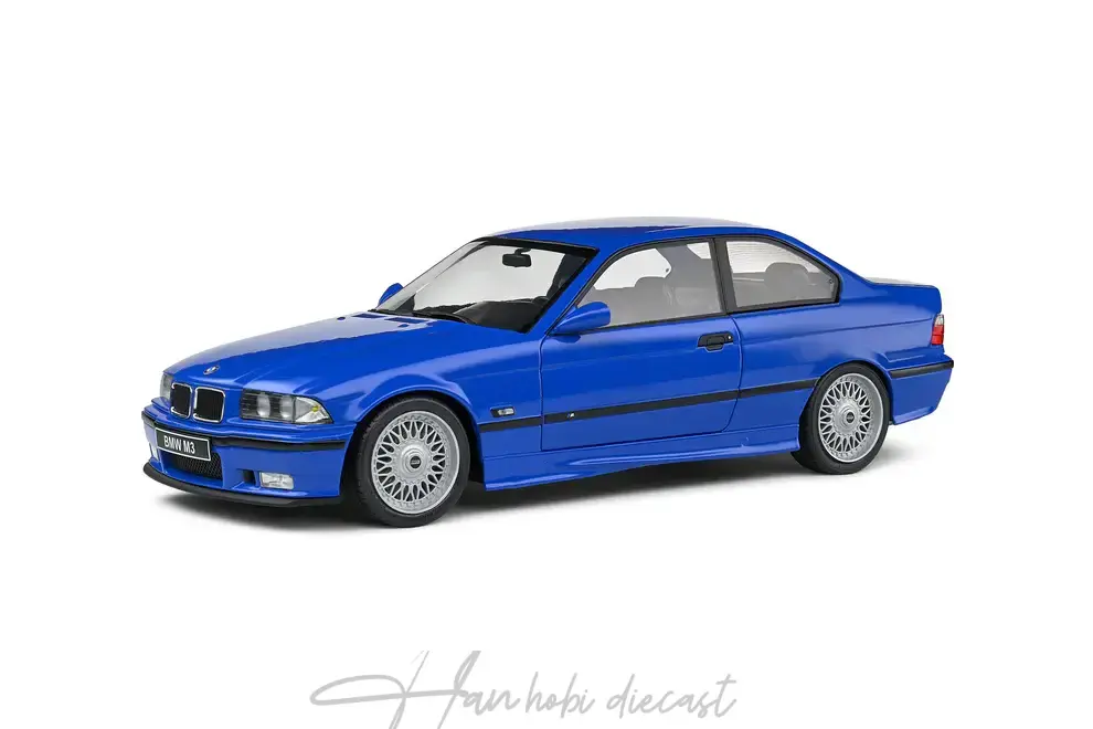 BMW E36 M3 Blue 1994 Solido 1:18 Diecast