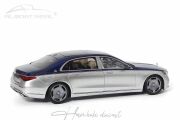 Mercedes Benz Maybach S680 Blue Silver Almost real 1:18
