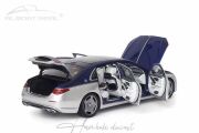 Mercedes Benz Maybach S680 Blue Silver Almost real 1:18