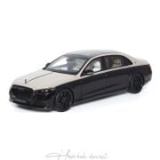 Mercedes Benz Maybach S class Night seri Mojave silver - Onyx Black  Almost real  1:18 Diecast