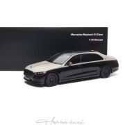 Mercedes Benz Maybach S class Night seri Mojave silver - Onyx Black  Almost real  1:18 Diecast