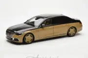 Mercedes Benz Maybach S class Gold-Black Almost real 1:18