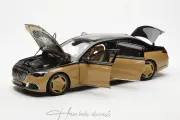 Mercedes Benz Maybach S class Gold-Black Almost real 1:18