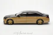 Mercedes Benz Maybach S class Gold-Black Almost real 1:18