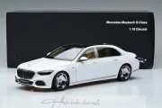Mercedes Benz Maybach S class White Almost real 1:18 Diecast