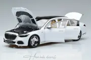 Mercedes Benz Maybach S class White Almost real 1:18 Diecast