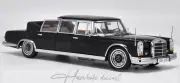 Mercedes Benz S600 PULLMAN Convortible black 1966  Sun Star  1:18 Diecast