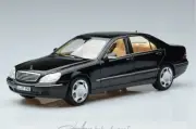Mercedes Benz S600 W220 1997 Black Norev 1:18 Diecast