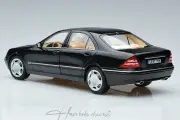 Mercedes Benz S600 W220 1997 Black Norev 1:18 Diecast