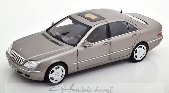 Mercedes Benz S600 W220 2005 Cubanite Silver Norev 1:18