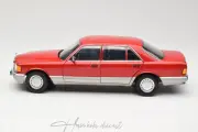 Mercedes Benz 560 sel W126 1987 Red Norev 1:18 Diecast