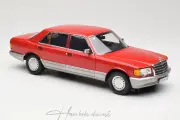 Mercedes Benz 560 sel W126 1987 Red Norev 1:18 Diecast