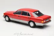 Mercedes Benz 560 sel W126 1987 Red Norev 1:18 Diecast
