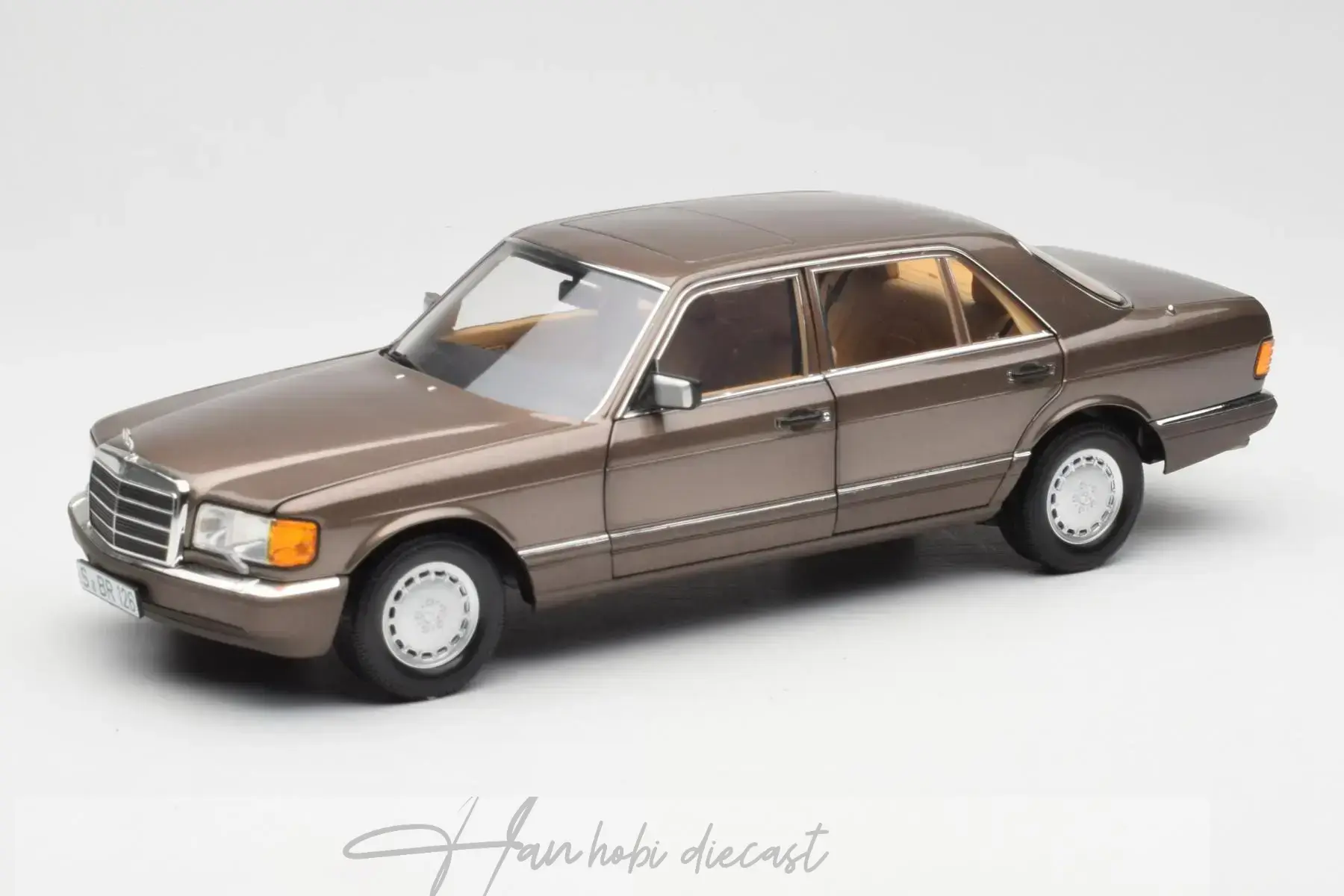Mercedes Benz 560 sel W126 1985 İmpala Brown Norev 1:18 Diecast
