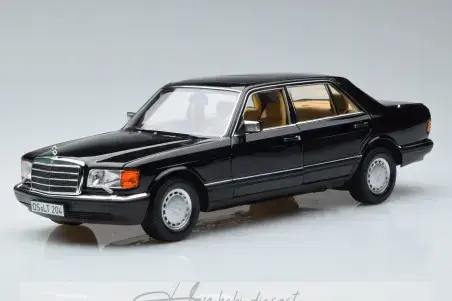 Mercedes Benz 560 sel W126 1991 Black Norev 1:18 Diecast