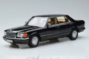 Mercedes Benz 560 sel W126 1991 Black Norev 1:18 Diecast