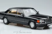 Mercedes Benz 560 sel W126 1991 Black Norev 1:18 Diecast