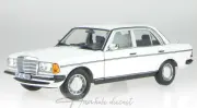 Mercedes Benz 200 W123 1982 White Norev 1:18 Diecast
