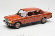 Mercedes Benz 200  W123 1982 English Red Norev 1:18 Diecast