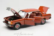 Mercedes Benz 200  W123 1982 English Red Norev 1:18 Diecast
