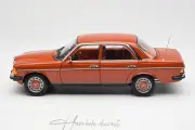 Mercedes Benz 200  W123 1982 English Red Norev 1:18 Diecast
