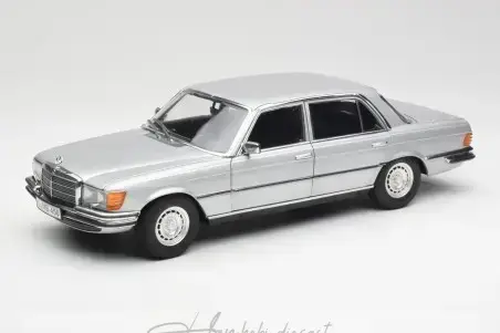 Mercedes Benz 450 Sel W116 1973 Silver Rewell 1:18 Diecast