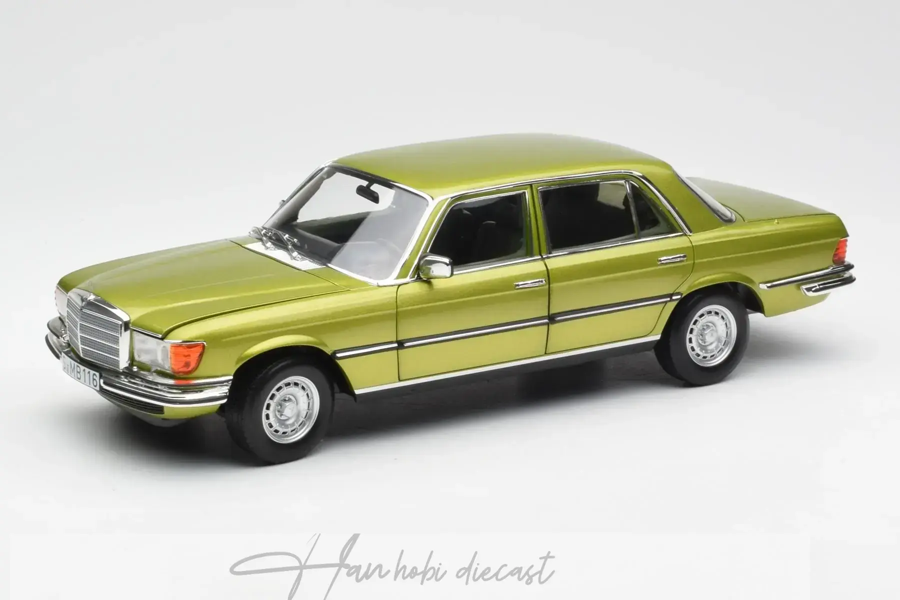 Mercedes Benz 450 Sel W116 1976 Citrus Green Norev 1:18