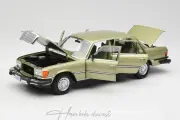 Mercedes Benz 350 Sel W116 1979 Green Norev 1:18 Diecast