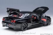 Nissan Skyline (GT-R )R34 Z Tune Black  Autoart  1:18 Resin