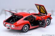 Toyota 2000 Gt 1967 Red Autoart 1:18 Diecast