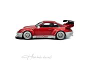 Porsche 911 (993) RWB “Porco Rosso” Bodykit 2020 Solido 1:18   Diecast