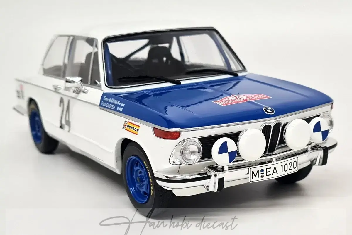 BMW 2002 Tii – Rallye Monte-Carlo – 1969 Solido 1:18