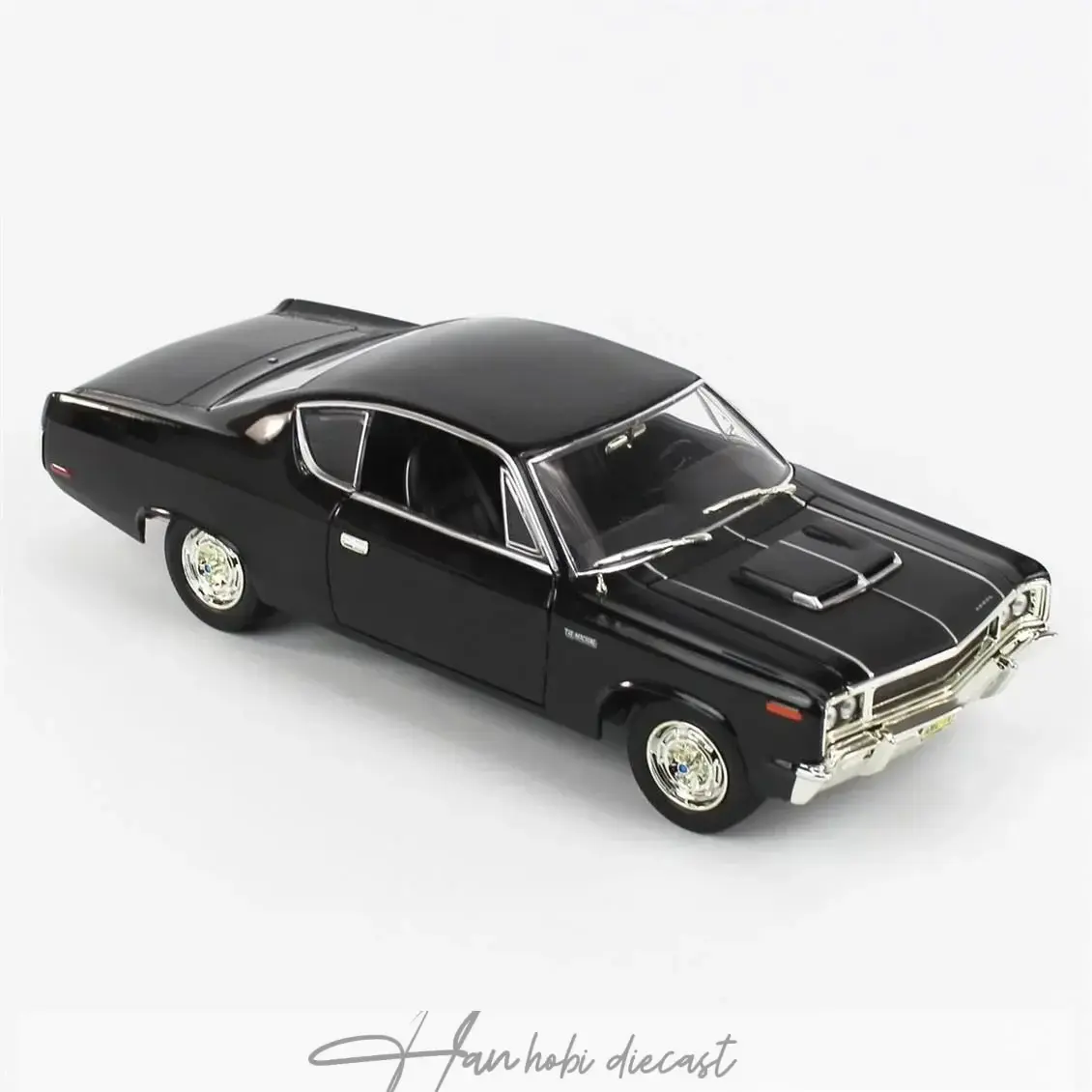 Amc Rebel 1970 Black Road Sigranute 1:18   Diecast