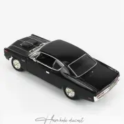Amc Rebel 1970 Black Road Sigranute 1:18   Diecast