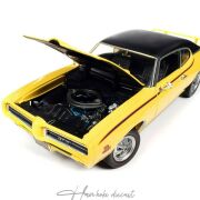 Pontiac GTO Judge 1969 Golden Rot Yellow Autoworld 1:18