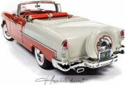 Chevrolet Bel air Convertible Red White Autoworld 1:18