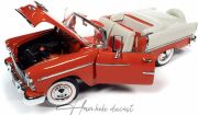 Chevrolet Bel air Convertible Red White Autoworld 1:18