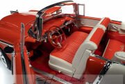 Chevrolet Bel air Convertible Red White Autoworld 1:18