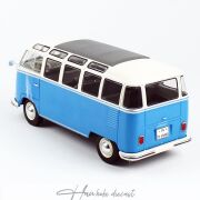 Volkswagen T1 Samba Minibüs 1962 Blue-White Solido