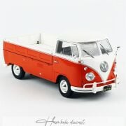 Volkswagen T1 Pickup 1950 Orange - White Solido 1:18 Diecast
