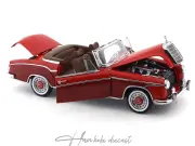 Mercedes Benz 220 SE Cabriolet 1960 W128 Red Sunstar 1:18